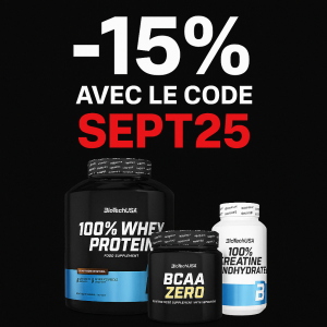 15 % de reduction - SEPT25